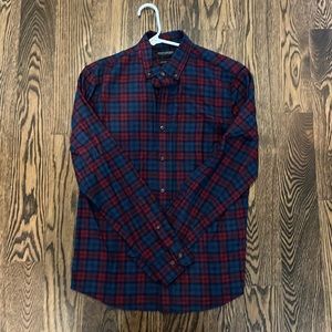 Banana Republic Blue and Red Dress Shirt.